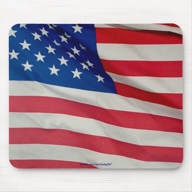 AMERICAN FLAG Stars & Stripes Patriotic Mousepad (Front)