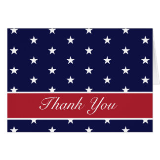 American Flag Thank You Cards | Zazzle