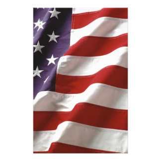 American Flag Stationery | Zazzle