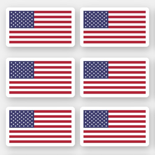 American flag sticker