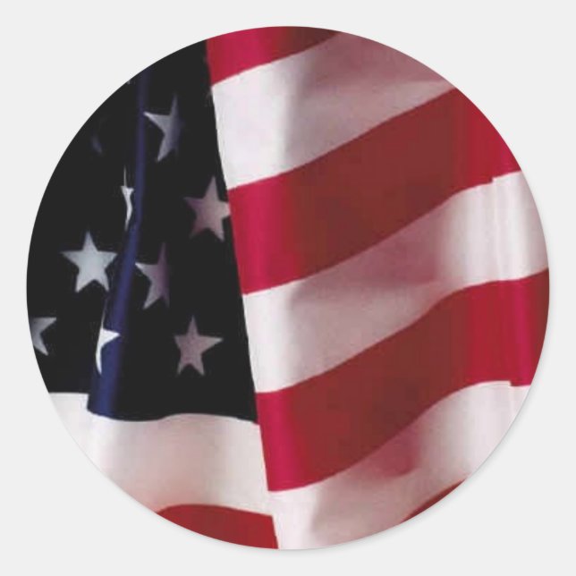 American Flag Sticker (Front)