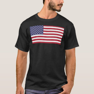 american flag Sticker T-Shirt