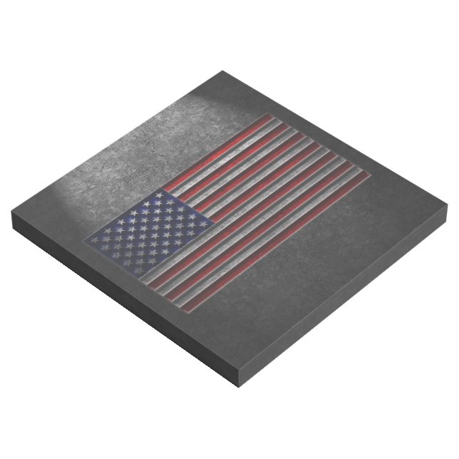 American Flag Stone Texture Gallery Wrap (3/4)