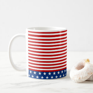 American flag stylized coffee mug