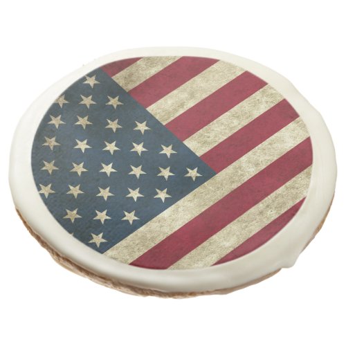 American Flag Sugar Cookie