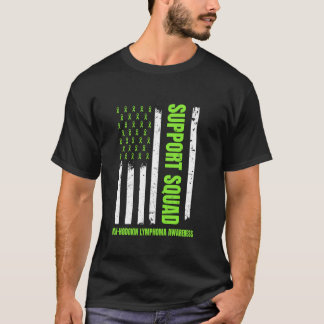American Flag Support Squad Non-Hodgkin Lymphoma A T-Shirt