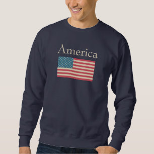 American Flag Sweatshirt