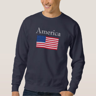 American Flag Sweatshirt