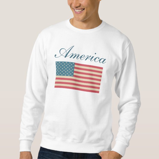 American Flag Sweatshirt (Front)