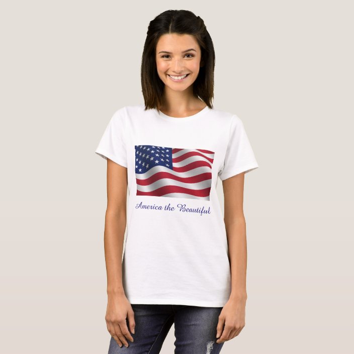 white american flag shirt