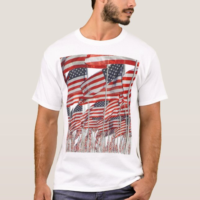 American flag  T-Shirt (Front)