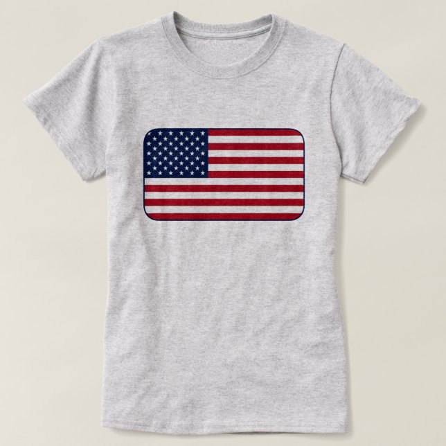 American Flag T-Shirt (Design Front)