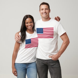 American Flag T-Shirt Gift - USA
