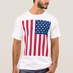 American Flag T-Shirt USA United States of America