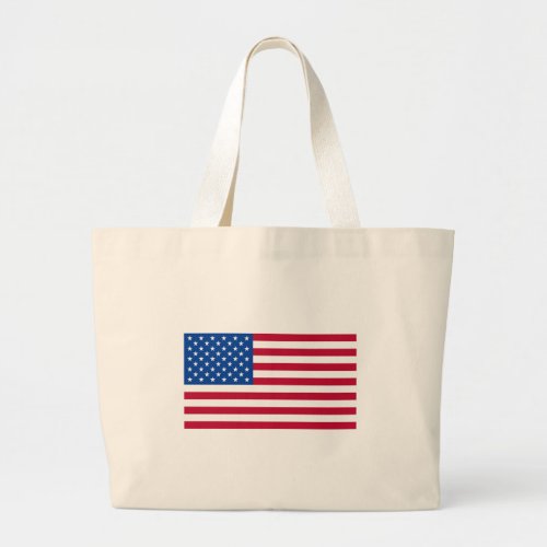 American Flag T shirts and Gifts Large Tote Bag