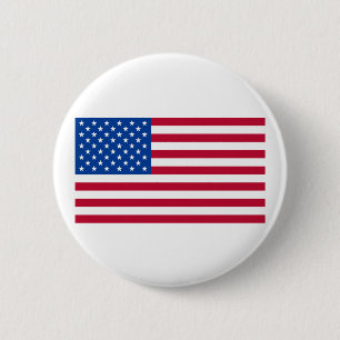 American Flag T shirts and Gifts Pinback Button