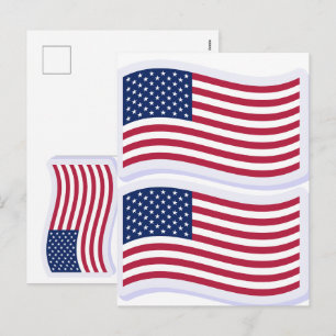 American Flag T-Shirts – USA Graphic Tees for Ever Holiday Postcard