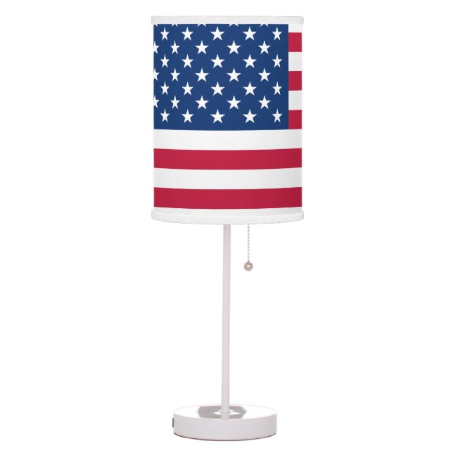 American Flag Table Lamp (Left)