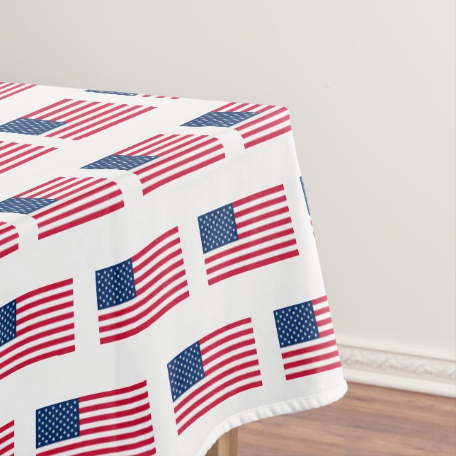American Flag Tablecloth (In Situ)