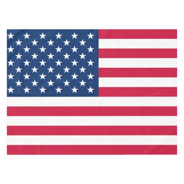 American Flag Tablecloth (Front (Horizontal))