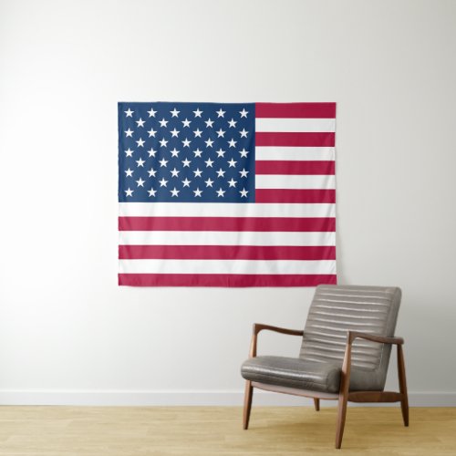 American flag tapestry