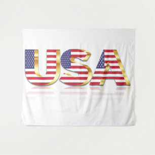 American Flag Tapestry USA