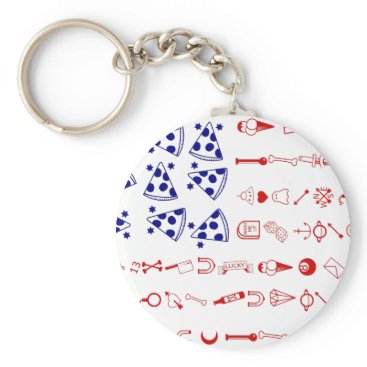 American flag tattoo funny pizza keychain American flag tattoo funny pizza keychain