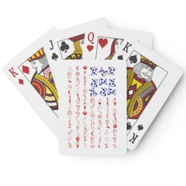 American flag tattoo funny pizza playing cards American flag tattoo funny pizza playing cards