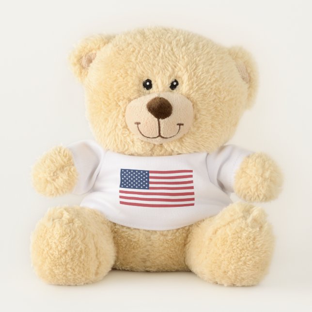 American Flag Teddy Bear (Front)