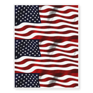 American Flag Temporary Tattoos