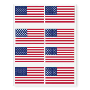 American Flag Temporary Tattoos