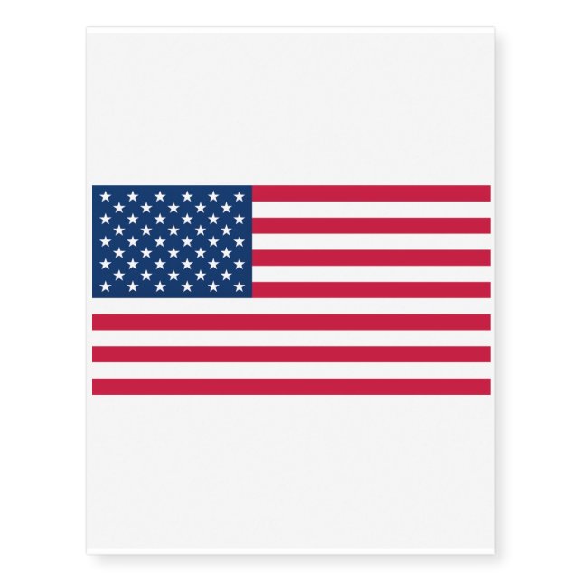American Flag Temporary Tattoos (Front)