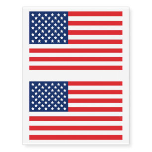 American Flag - Temporary Tattoos