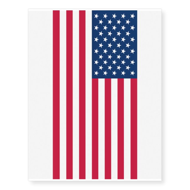 American Flag Temporary Tattoos Patriotic (Front)