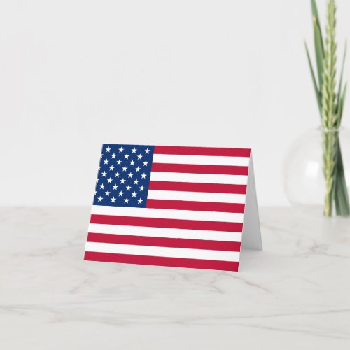 American Flag Thank You Card