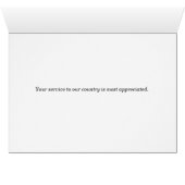 American Flag Thank You Cards (Inside Horizontal (Bottom))