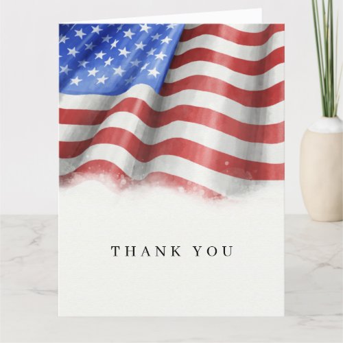 American Flag Thank You Cards