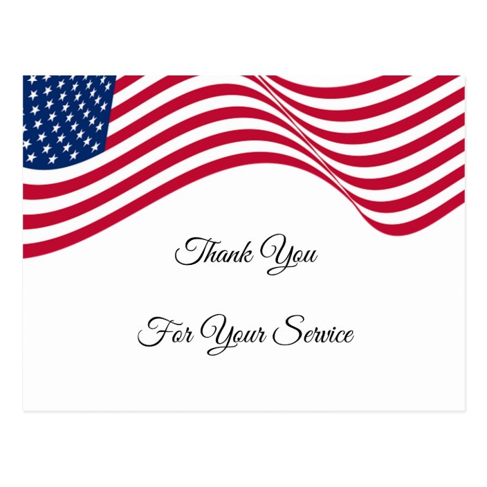 Thank You For Your Service Printable American Greetings