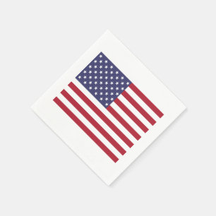 American Flag Theme Party Paper Napkins