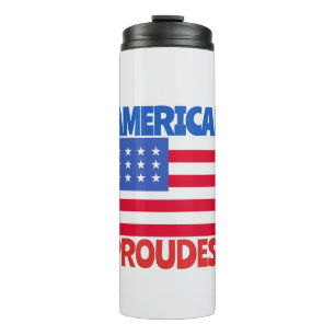 American Flag  Thermal Tumbler