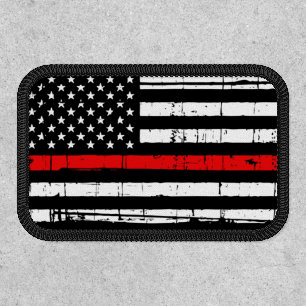American Flag Thin Red Line Patch