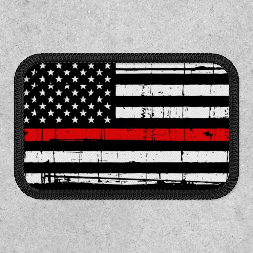 American Flag Thin Red Line Patch