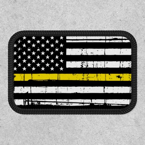 American Flag  Thin Yellow Line Patch