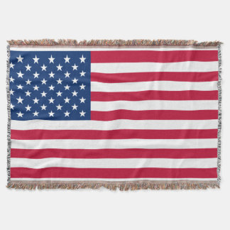 American Flag throw blanket. Throw Blanket