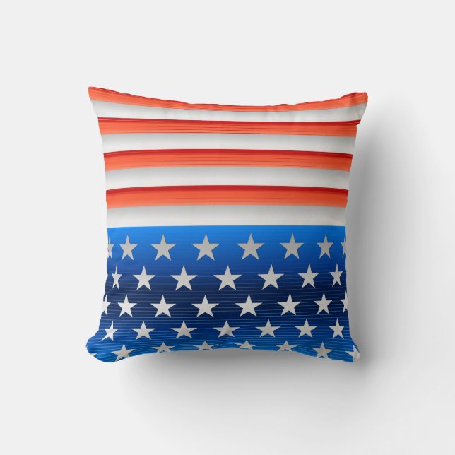 American Flag Throw Pillow (Front)