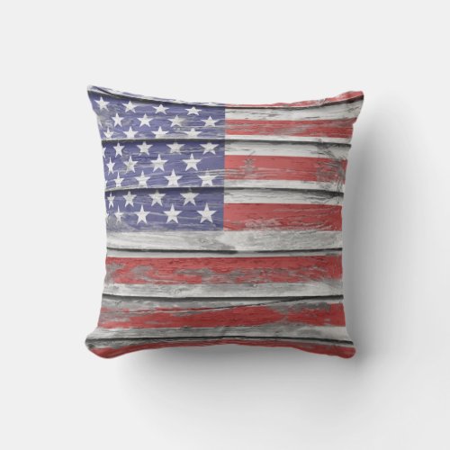 American Flag throw pillow