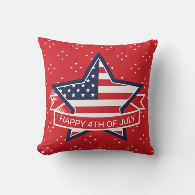 American Flag Throw Pillow (Front)