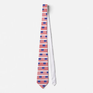 American Flag Tie