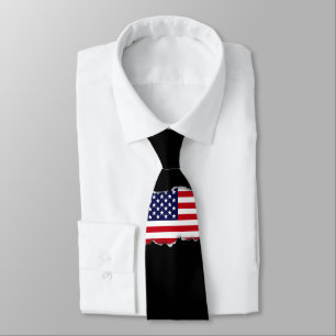 American Flag Tie