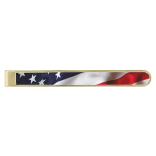 American Flag Tie Bar